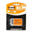 Аккумулятор Minamoto 6F22 (Крона) 170mAh NiMH BL1