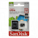 microSDHC 32Gb Sandisk Class 10 Ultra с адаптером