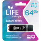 USB Flash 64Gb Life Dubai черная