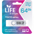 USB Flash 64Gb Life Tokyo белая