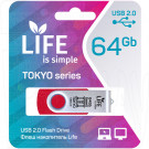 USB Flash 64Gb Life Tokyo красная