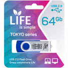 USB Flash 64Gb Life Tokyo синяя