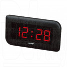 VST 739-1 часы настенные с красными цифрами