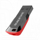 USB 2.0 Flash 16Gb BOROFONE BUD2 Generous черно-красная