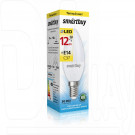 Светодиодная Лампа Smartbuy C37 Е14 12Вт теплый свет