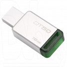 USB Flash 16Gb Kingston Data Traveler 50 металл-зеленая 3.0
