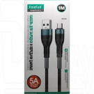 Кабель USB A - micro USB B (1 м) FaizFull FR14 5A
