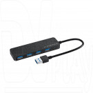 USB-концентратор Harper HUB-04P 4 порта черный