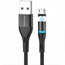 Кабель USB A - micro USB B (1,2 м) Borofone BU16 магнитный