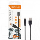 Кабель USB A - micro USB B (1 м) GoPower GP01M