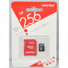 microSD 256Gb Smart Buy Class 10 UHS-I с адаптером