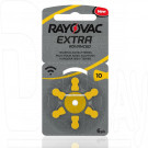 Rayovac Extra 10 (PR70) BL6 упаковка 6шт