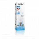 Светодиодная Лампа Smartbuy C37 CANDLE Е14 7Вт белый свет