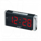 VST 731-1 часы настольные с красными цифрами