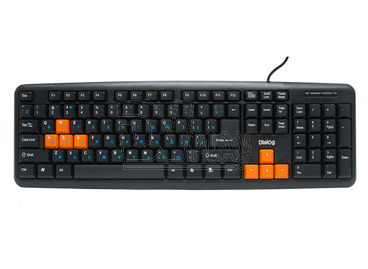 Клавиатура Dialog Standart KS-020U черно-оранжевая