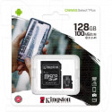 microSD 128Gb Kingston Class 10 A1 (100 Mb/s) с адаптером